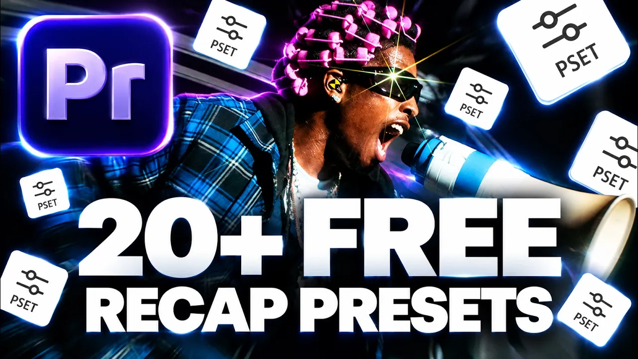 Free Premiere Pro event recap presets tutorial thumbnail