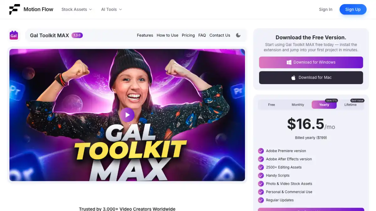 Premiere Gal Toolkit presets and templates for Premiere Pro