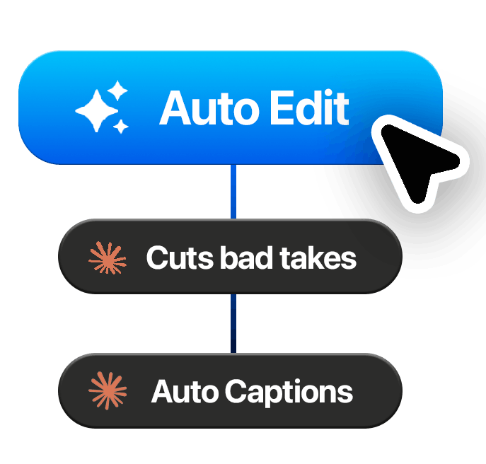 AutoEdit workflow steps